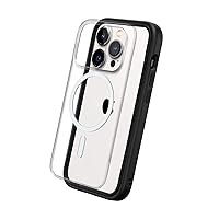 RhinoShield GRIPMAX and Modular Case Bundle for [iPhone 14 Pro] Compatible with MagSafe - Grip, Stand, and Selfie Holder for Phones and Cases, Repositionable and Durable- Geometric Cat