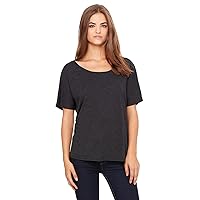 Bella + Canvas Ladies' Slouchy T-Shirt M CHARCOAL/ BL TRB