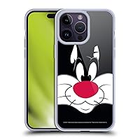 Head Case Designs Officially Licensed Looney Tunes Sylvester The Cat Full Face Soft Gel Case Compatible with Apple iPhone 14 Pro Max and Compatible with MagSafe Accessories