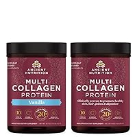 Ancient Nutrition Multi Collagen Protein Powder Unflavored + Multi Collagen Protein Powder Vanilla