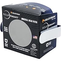 Celestron – EclipSmart Safe Solar Eclipse Telescope and Camera Filter – Meets ISO 12312-2:2015(E) Standards – Works with Your Telescope, Spotting Scope, or DSLR Camera – Observe + Photograph Eclipses