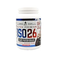 MO4T ISO26 Whey Protein Isolate Powder with 26g of Protein, Cookies & Cream 1.6 Pound 25.6 Ounce