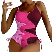 Mommy and Me Matching Bathing Suits Plus Size Sexy One Piece Swimsuit for Women Black and White