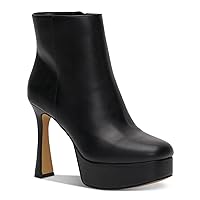 INC Womens Alize Faux Leather Booties