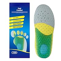 Toddler Running Gel Insoles Kids Shock Absorbing Arch Support Silicone Material Insoles Good Feet Step Aid Toddler (Big Kid US 4.5-5 (9 1/8-9 1/2))