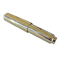 Simpatico 35-7041 Spring Loaded Plastic Replacement Toilet Paper Roller, Polished Brass