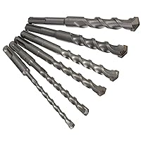 210mm Plus Twist Electric Hammer Spiral Rotary Carbide Tip Masonry Concrete Wall Power Tool Impact Drill Bits 6/8/10/14/16mm 1Pcs (Size : 6x210hammer Drill)