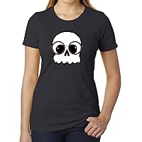 Nerd Skull Woman's T-Shirts, Funny Graphic Tees, Halloween Woman's T-Shirts!