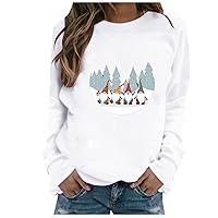 Christmas Womens Sweatshirt Snowflake Turtleneck Long Sleeve Sweaters Wintertime Sweaters Tunic Tops