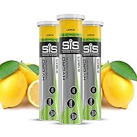 Science in Sport SIS Hydro Electrolyte Tablet Hydration, Keto Performance Electrolyte Drink, Sports Drink Tablets for Exercise and Everyday Hydrating - Lemon - 20 Tablets - 3 Pack 60 Tablets