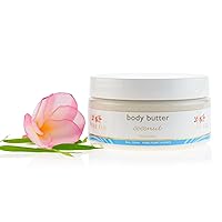 Body Butter - Moisturizer Body Butter Cream - Face Cream and Body Lotion for Dry Skin with Natural Oils & Vitamin E, Body Butter For Women for Men,Coconut, 8oz