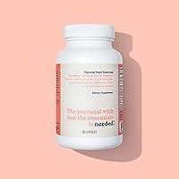Needed Multivitamin for Prenatal | Prenatal Multi Essentials - Pregnancy, Breastfeeding, Postpartum | Expertly-Formulated & Third-Party Tested, | 30-Day Supply