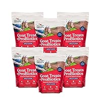 Manna Pro Goat Treats with Probiotics – Daily Goat Treats - Apple Flavor - Pack of 6 – 30 Pounds of Goat Treats