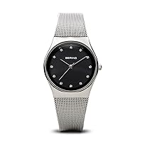 BERING Women Analog Quartz Classic Collection Watch with Stainless Steel Strap & Sapphire Crystal 12927-XXX