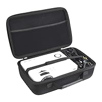 Hermitshell Hard Travel Case for QXK 2022 Upgraded 7500Lumens Mini ProjectorProjector / QKK Mini Projector 4500Lumens Portable LCD Projector (Case for Projector+Power Cable)
