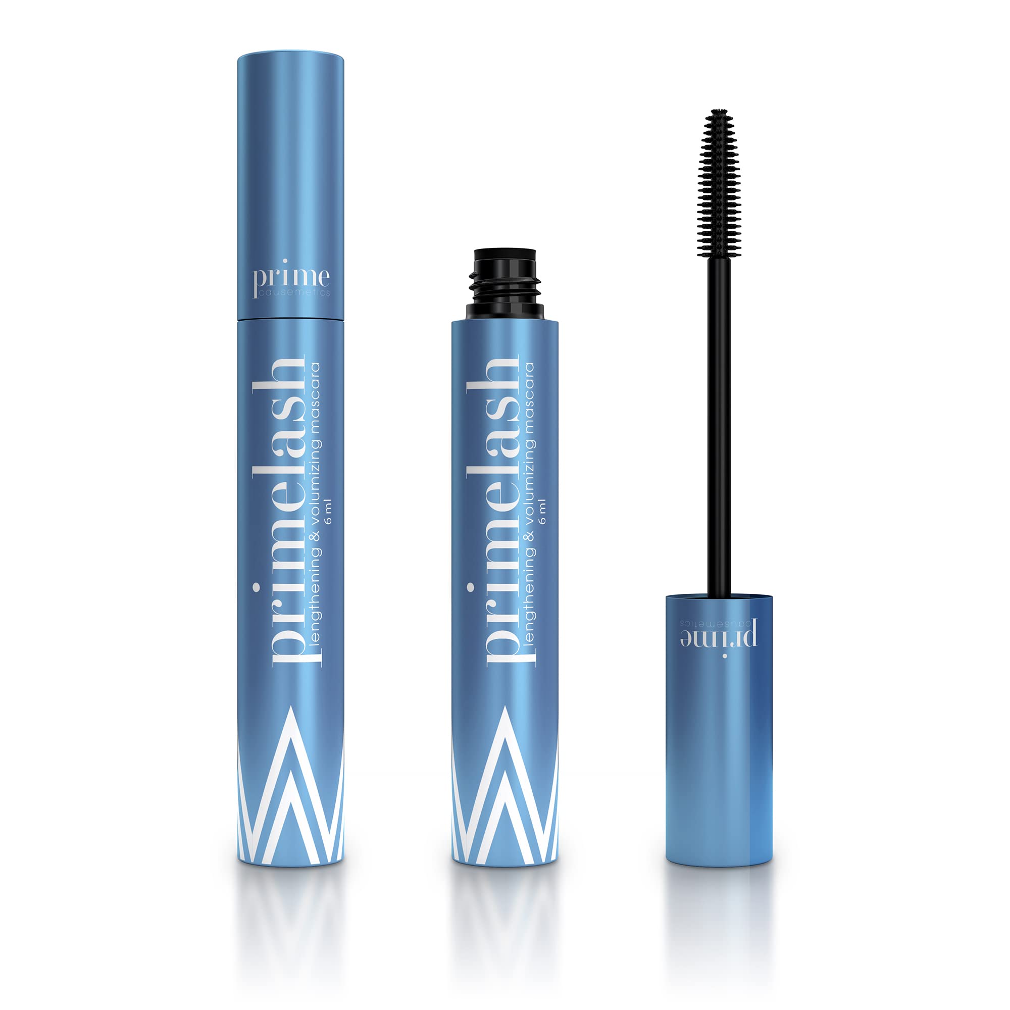 Prime Prometics PrimeLash Mascara for Older Women – Volumizing, Incredible Length in 2 Coats – Long-Stay, Zero Clumps, Hypoallergenic (Black)