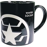 Tees Factory MV-5524405WS Winter Soldier H 3.6 x Diameter 3.0 inches (9.2 x 7.5 cm), Marvel Water Repellent Mug