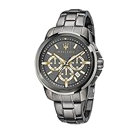 Maserati Men's R8873621007 SUCCESSO Analog Display Quartz Grey Watch