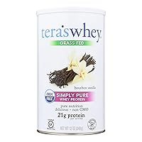 Teraswhey Simply Pure Whey Protein, Bourbon Vanilla, 12 oz,Package May Vary