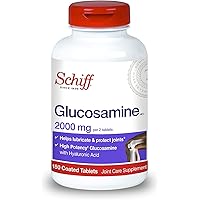 Glucosamine With Hyaluronic Acid, 2000mg Glucosamine, Joint Care Supplement Helps Lubricate & Protect Joints*, 150 Count (Pack of 2)