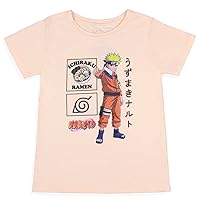 Naruto Girls' Anime Ichiraku Ramen and Hidden Leaf Village Thumbs Up Character T-Shirt Tee