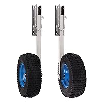 Boat Launching Wheels Boat Transom Launching Wheel with 12 Inch Wheels Set for Inflatable Boat & Aluminum Boat