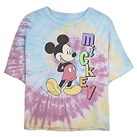 Disney Characters Mickey Name Women's Fast Fashion Short Sleeve Tee Shirt