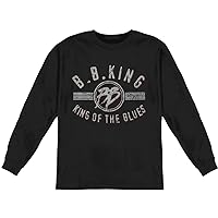 B.B. King Men's King of The Blues 2012 Tour Long Sleeve Black