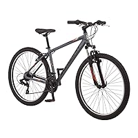 Schwinn High Timber Mountain Bike for Adult Youth Men Women Boys Girls, 24 to 29-Inch Wheels, 7 or 21-Speeds, Front Suspension, Aluminum and Steel Frame Options