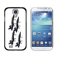 Graphics and More United States Navy Blue Angels Formation Snap-On Hard Protective Case for Samsung Galaxy S4 - Non-Retail Packaging - Black