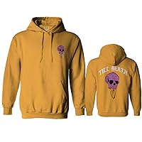 VICES AND VIRTUES Candy Ice Cream Skull Summer Cool Graphic Till Death Obei Society Hoodie
