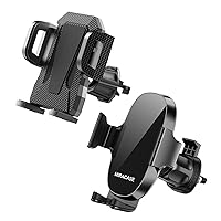 Miracase Upgraded Phone Holder for Car, Universal Hands Free Car Vent Phone Mount,Compatible with All Mobile Phones