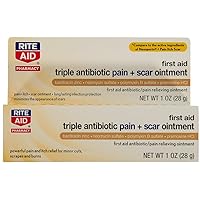 Rite Aid First Aid Triple Antibiotic Pain and Scar Ointment - 1 oz