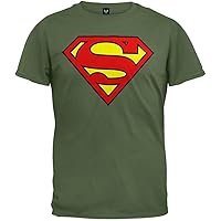 Superman-Shield Logo Moss T-Shirt