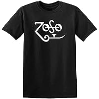 CHENGREN Zoso T-Shirt - Jimmy Page Plant Plant Zeppelin Rock Mens Funny t Shirts Adult - Unisex 1 Cotton Size S-3XL