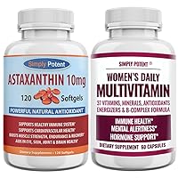 Simply Potent Women's Health Bundle - Astaxanthin and Women's Multivitamin