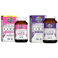 Vitamin Code Raw One Once Daily Multivitamin Capsules & Zinc Supplements 30mg High Potency Raw Zinc and Vitamin C Multimineral Supplement
