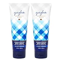 Bath and Body Works Gingham Body Cream Ultimate Hydration Gift Set For Women 2 Pack 8 Oz. (Gingham)