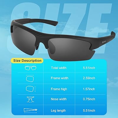 Mua Duduma Polarized Sports Sunglasses for Men Fishing Cycling Running Golf  Driving Sun glasses Glasses Tr62 Superlight Frame trên  Mỹ chính hãng  2024
