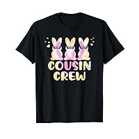 Cousin Crew Bunny Rabbit Eggs Cute Matching Easter Day Party T-Shirt