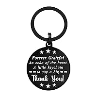 Thank You Gifts - Thank You Keychain for Women Men Mom Dad Best Friend Coworkers - Appreciation Gifts Keyring Dog Tag, Pastor Appreciation Gifts, Friendship, Birthday Gifts