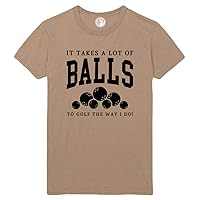 Takes Balls to Golf The Way I Do Printed T-Shirt