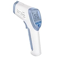 A8837 10 pcs Forehead Thermometer, Baby and Adults Thermometer,Digital Non-Contact Forehead Infrared Thermometer, Backlight LCD Screen with Date Memory (32 Readings)