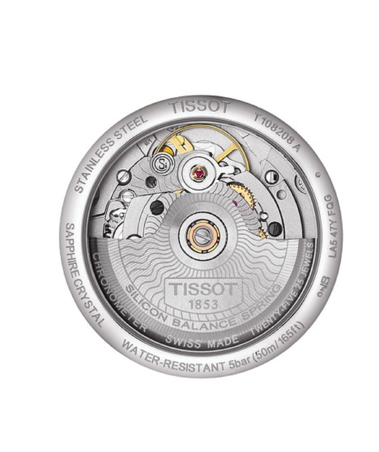 Tissot Women's T1082082611700 T-Classic Ballade 30mm MOP Dial Leather Watch