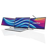 SideTrak Swivel Pro Touch Triple 13.3” + Stylus Bundle | Ultra Slim Nesting Attachable Portable Touchscreen Monitors with Stylus | FHD IPS Rotating Dual Touchscreen USB-C Monitor | PC & Chrome