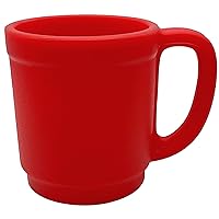 Brand Silicone Flex Mug, 10 Oz., Unbreakable and Stain Resistant, Orange, (Case of 48)