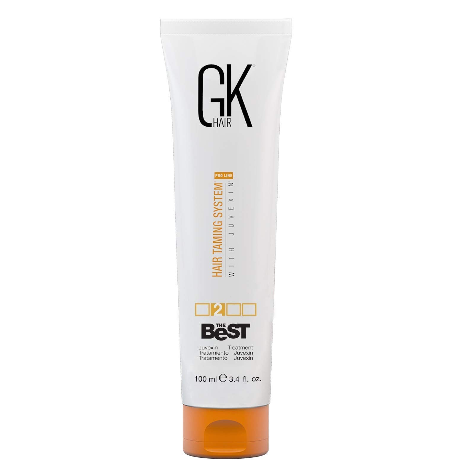 GKhair GK HAIR Global Keratin Smoothing Serum - 100% Pure Organic Argan Oil 1.69 or 0.34 Fl Strength Shine Dry Damaged Repair And Global Keratin The Best Professional Hair (100 ml/ 3.4 fl.oz)