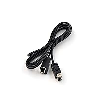 OSTENT 6 Feet Extension Cable Cord for Nintendo NES Mini Classic Wii Classic Pro Controller Pack of 2