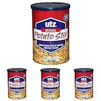 Potato Stix, Original – 15 Oz. Canister – Shoestring Potato Sticks Made from Fresh Potatoes, Crispy, Crunchy Snacks in Resealable Container, Cholesterol Free, Trans-Fat Free, Gluten-Free Snacks