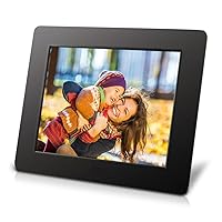 8-Inch Slim Digital Photo Frame - Auto Slideshow, Photo Rotation, Plug and Play - Perfect for Displaying Your Precious Moments - Ideal Gift Option